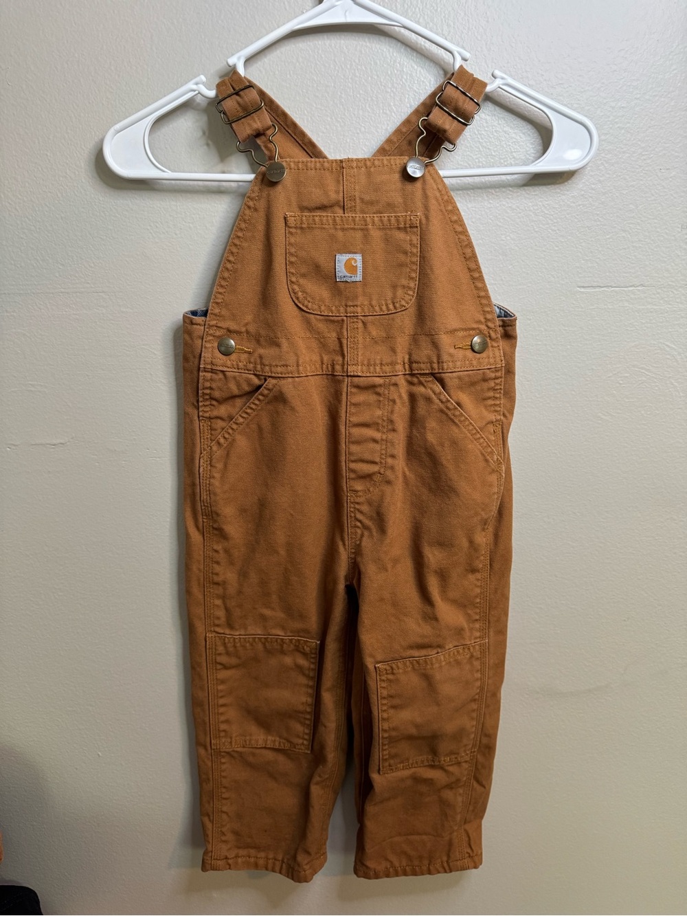 Carhartt Kids Carhartt Brown Bib Overalls